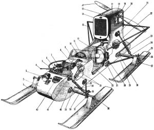 Gaz-98 Aerosled Diagram