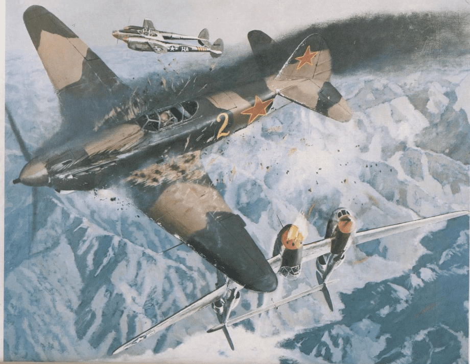 P38 Vs Yak9 Airbattle