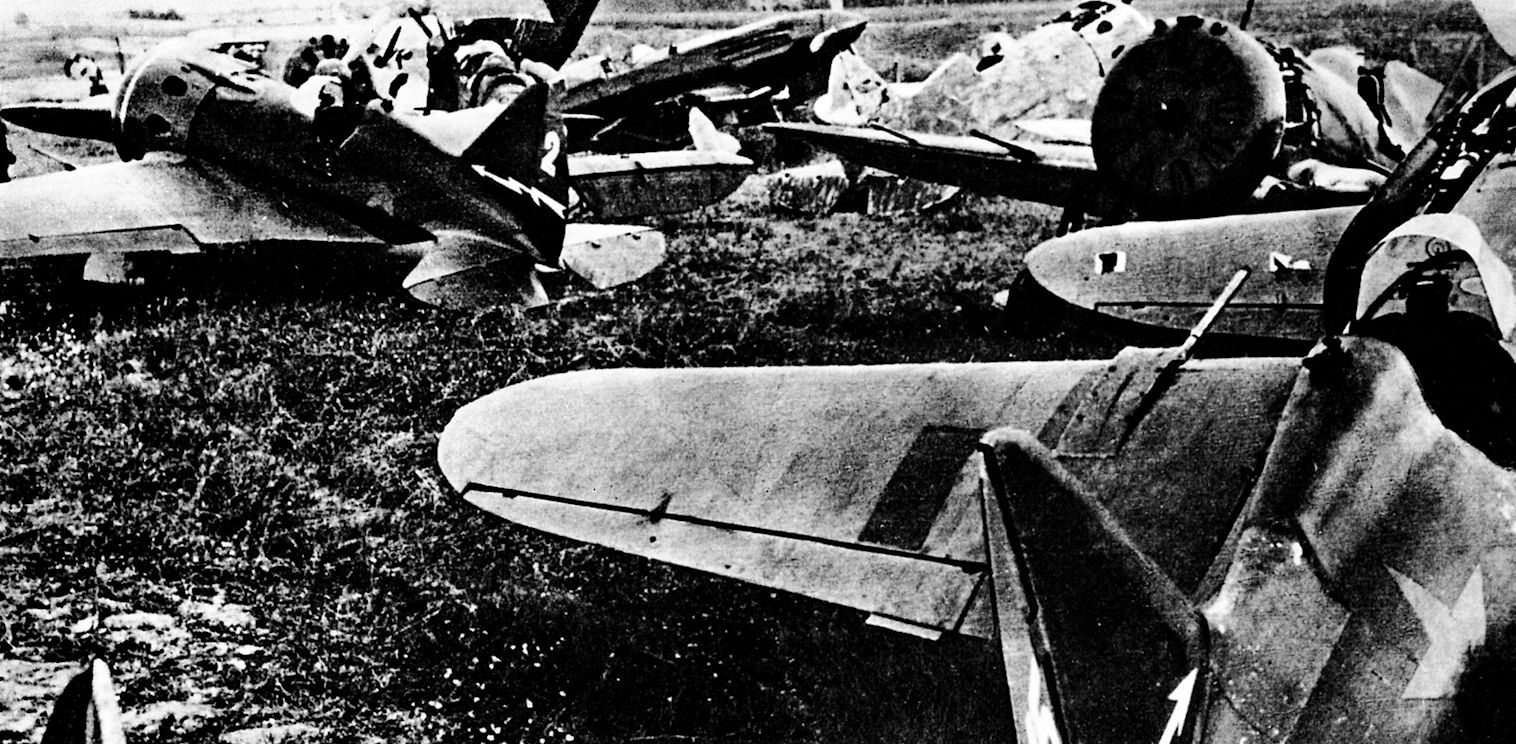Destroyed Soviet Aircraft Operation Barbarossa