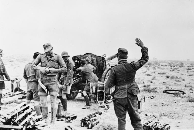 German Artillery Firing